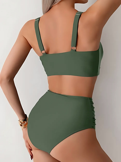 Kimberley - Ruffle bandeau bikini