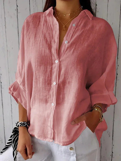 Julia™ - Casual Linen Blouse