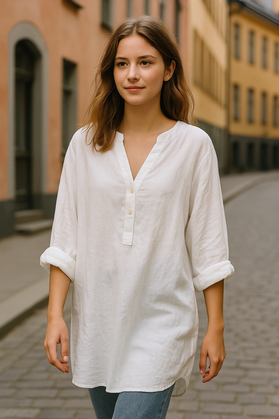Jesica™ - Fresh and Relaxed Linen Shirt