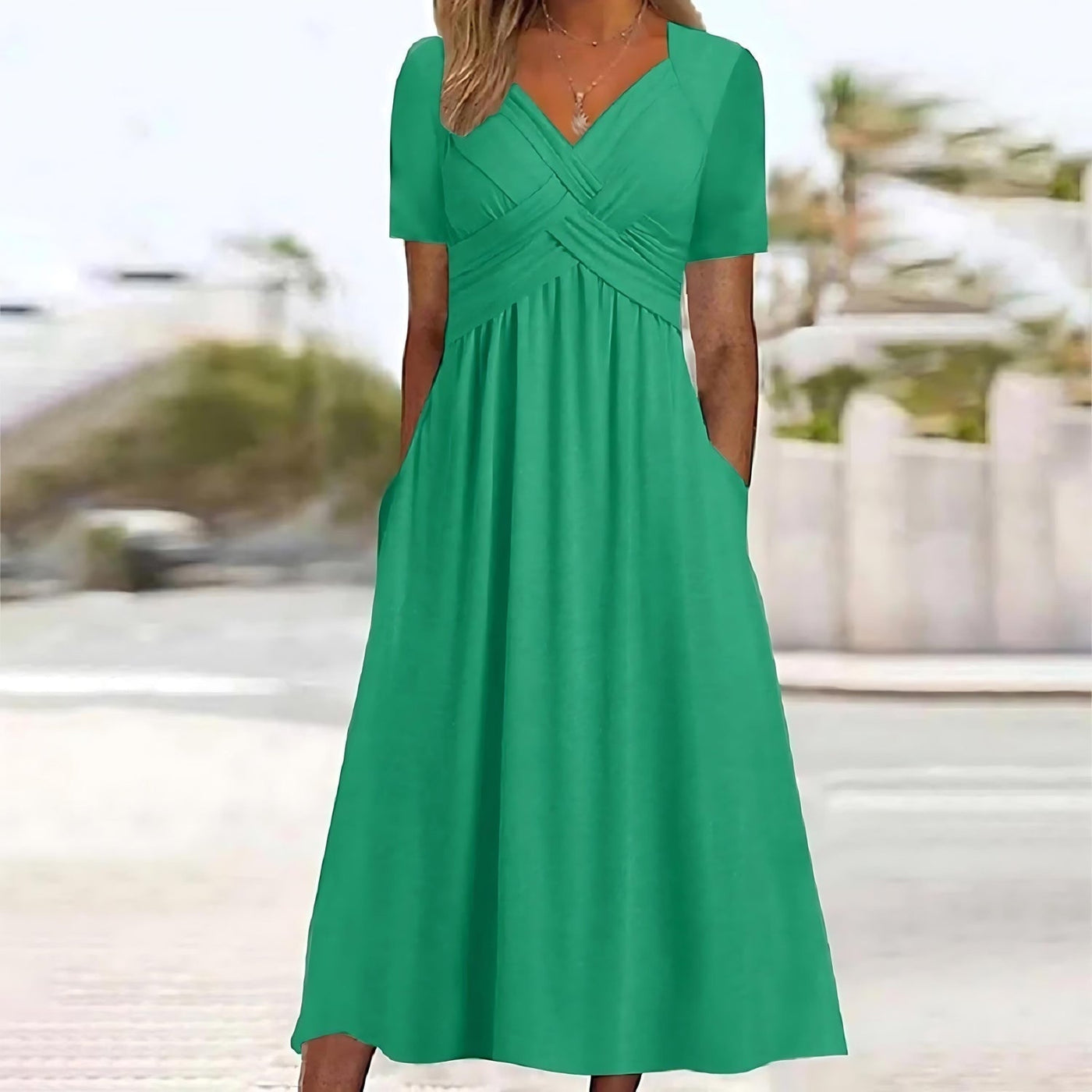 Jasmine - Elegant Midi Dress