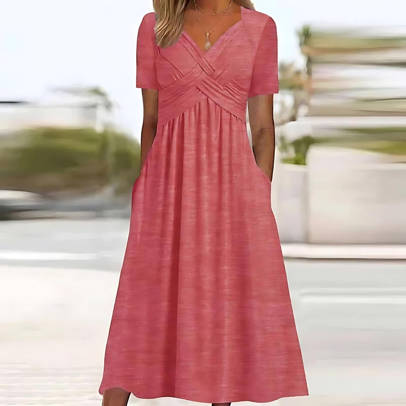 Jasmine - Elegant Midi Dress