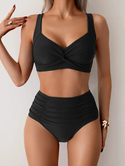 Kimberley - Ruffle bandeau bikini