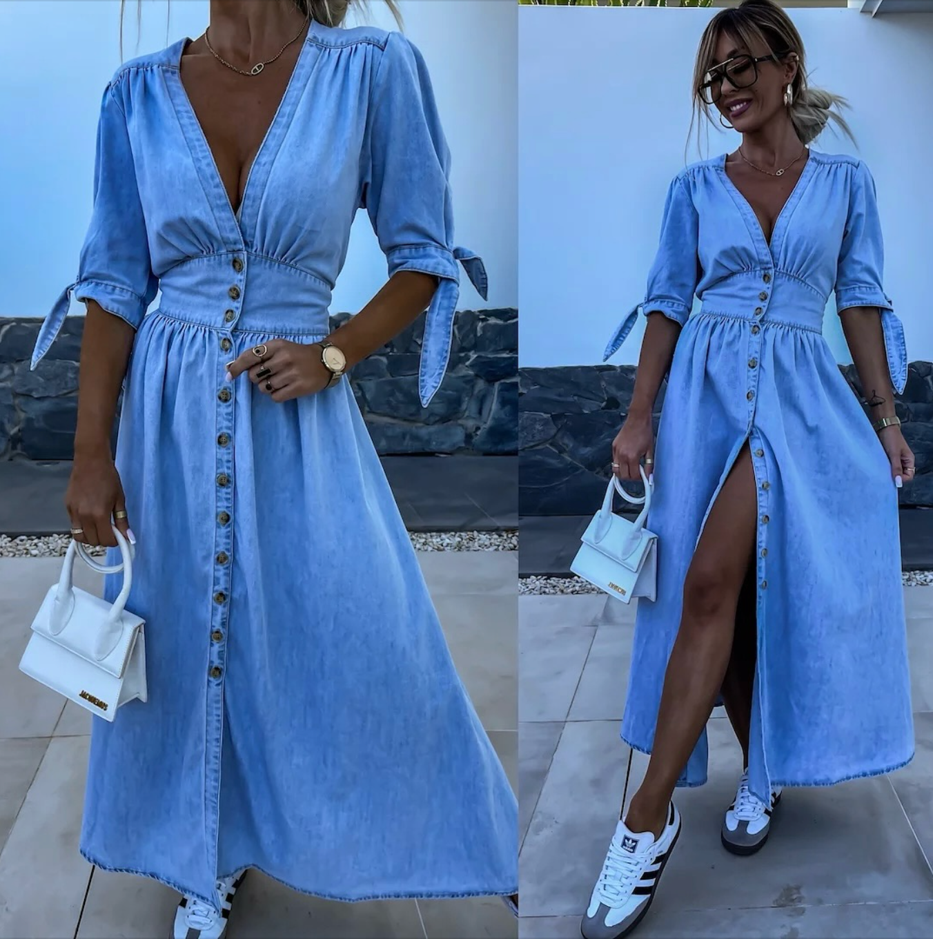Ivanka - Stunning Denim Dress
