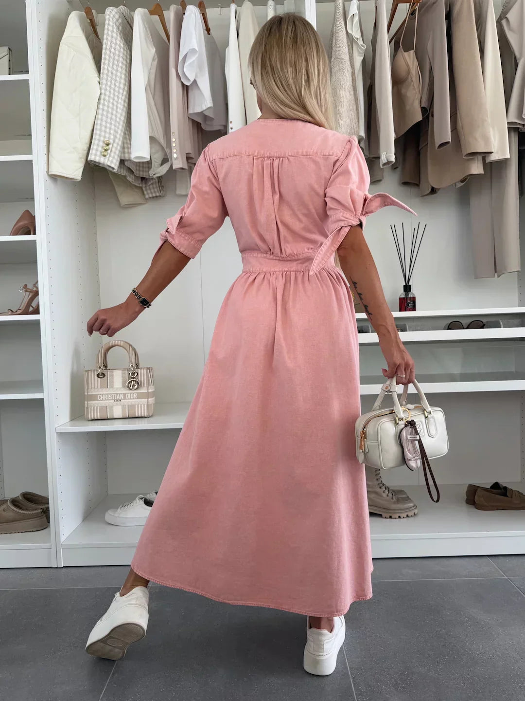 Ivanka - Stunning Denim Dress