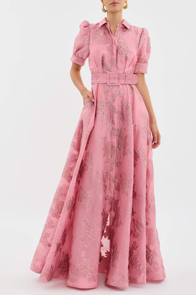 Anabella™ - Short Puff Sleeves Dress