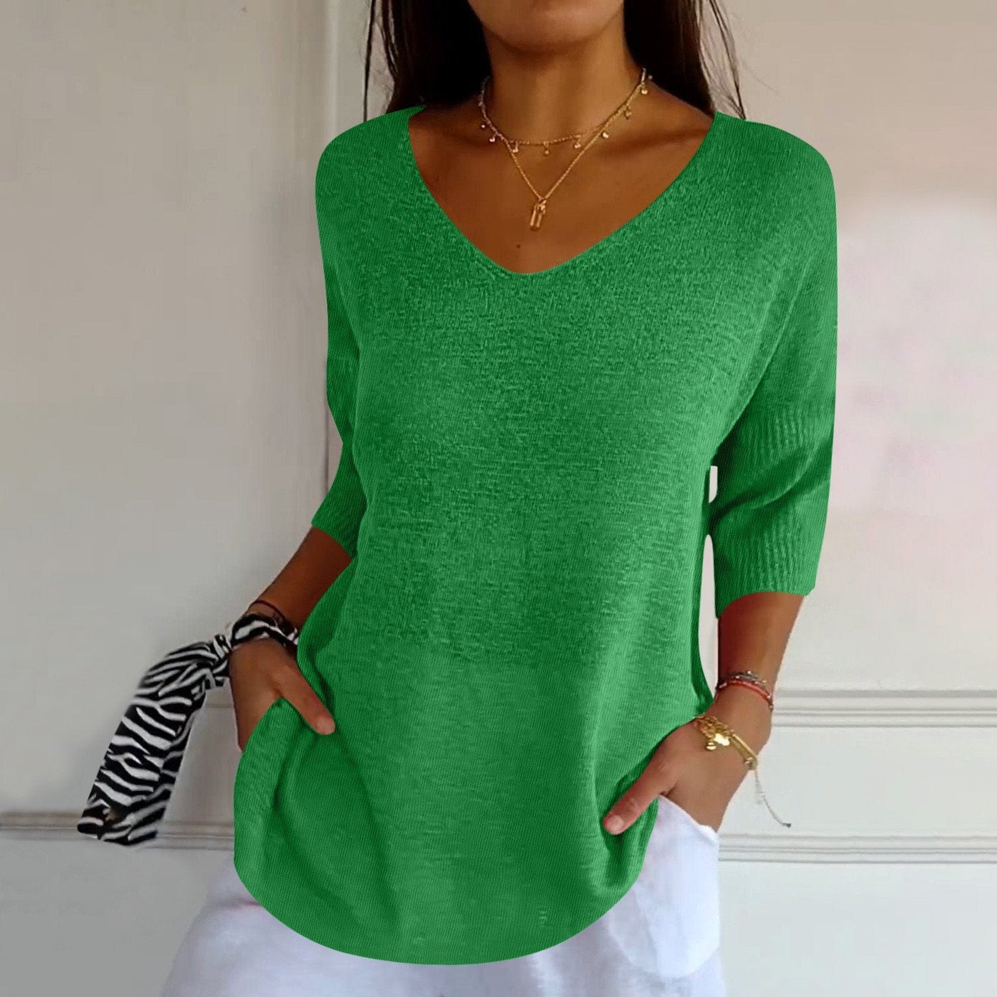 Azure- Relaxed Elegant Top