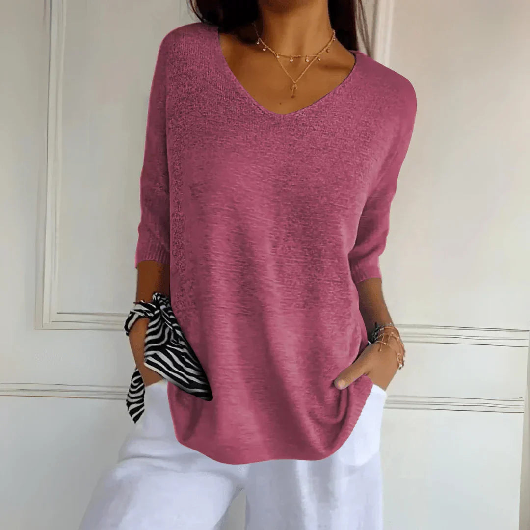 Azure- Relaxed Elegant Top