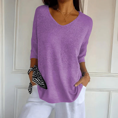 Azure- Relaxed Elegant Top