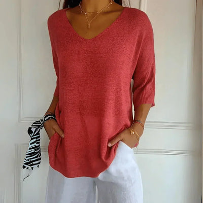 Azure- Relaxed Elegant Top